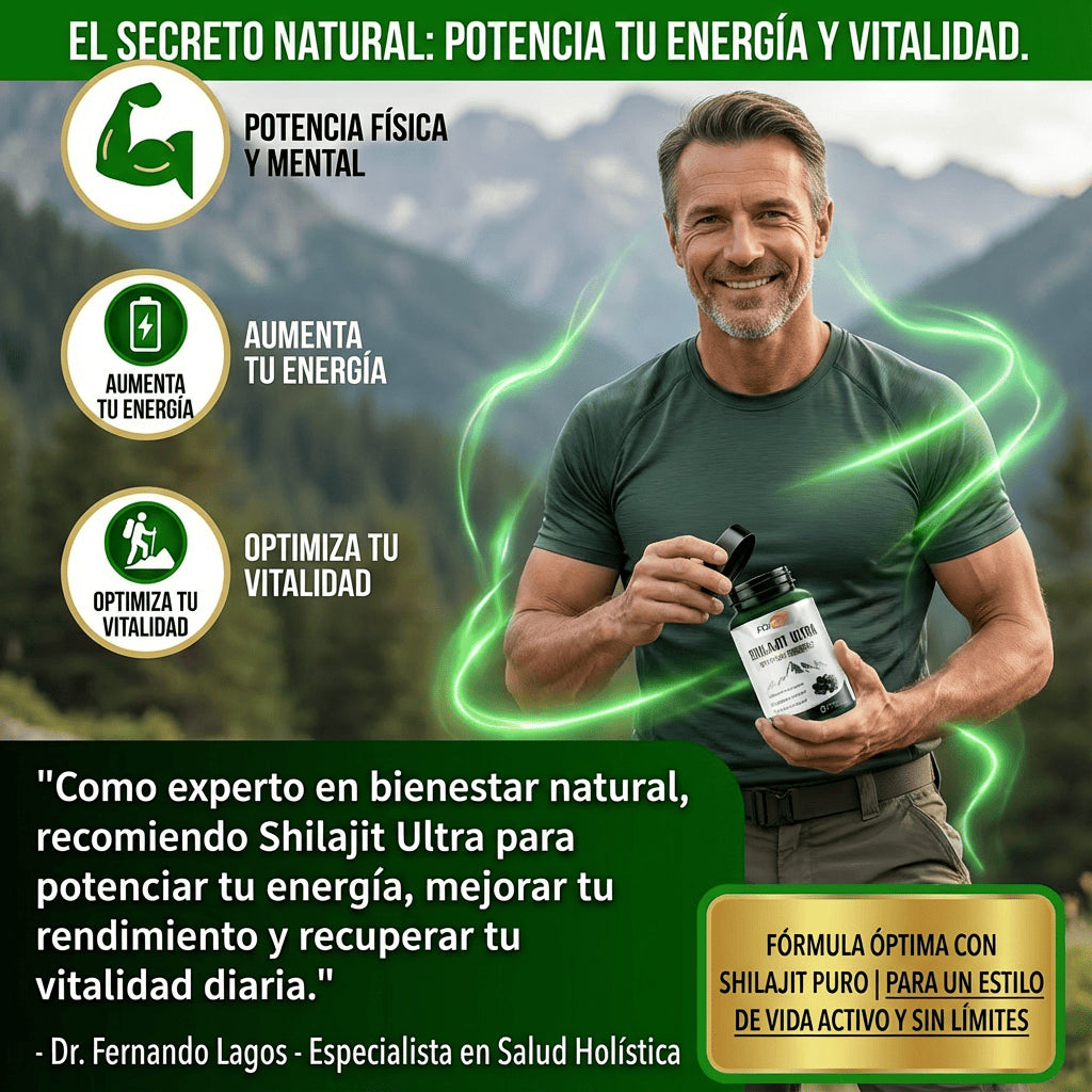 SHILAJIT ULTRA PREMIUM (PARA AUMENTAR TESTOSTERONA) EE.UU